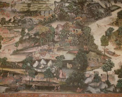 Wirharn Sasada、田舎の生活、Wat Bowonniwet Vihara 作： Thai School
