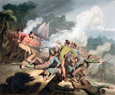 ブサコの戦い、ポルトガル、1810 年 9 月 27 日 1819 年 作： Thales Fielding