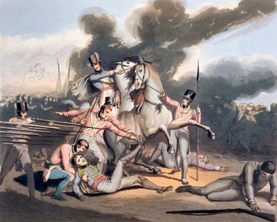 タラベラの戦い、スペイン、1809 年 7 月 28 日 1819 作： Thales Fielding