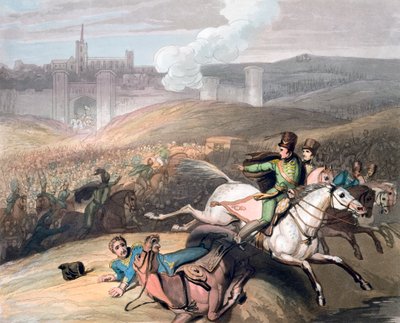 ビトリアの戦い、スペイン、1813 年 6 月 21 日 1819 作： Thales Fielding