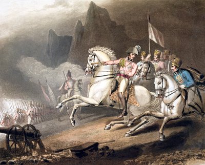 ピレネーの戦い、スペイン、1813 年 7 月 28 日 1819 作： Thales Fielding