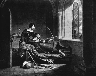 ロビン・フッドの死、c1835、1912 作： Thales Fielding