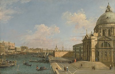 ヴェネツィア、大運河の入り口、東を見る、1730年代頃、油彩・カンヴァス 作： The Bateman Master
