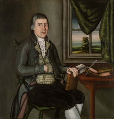 ヒゼキア・ビアズリー博士 (1748 年) 作： The Beardsley Limner