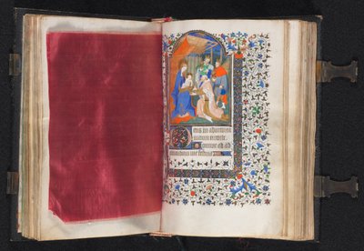 パリの使用時間の本: Fol. 66v、装飾されたボーダー、c。 1420年。 作： The Bedford Master