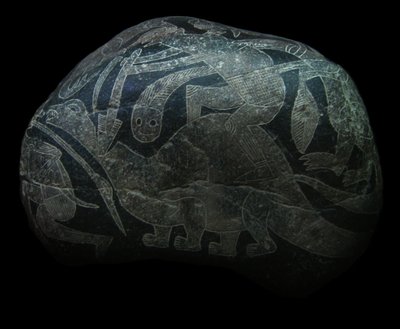 イカ石。 恐竜を殺す男。 作： The Ica stones.
