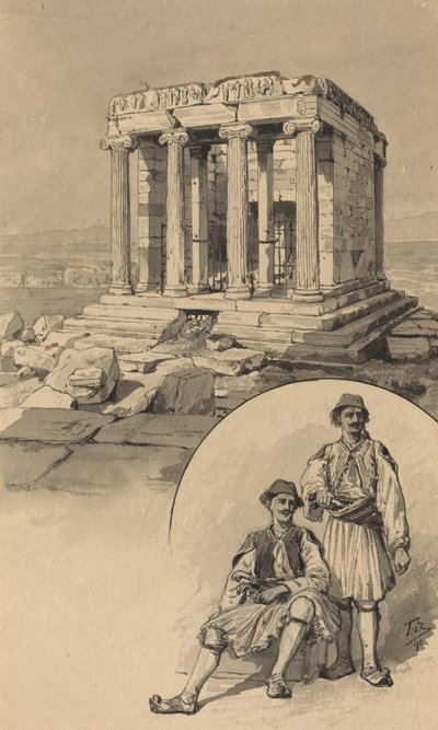 ニケ寺院、1890 年。 作： Themistocles von Eckenbrecher