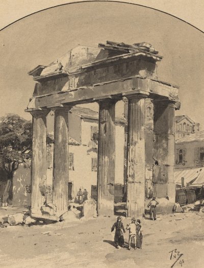 オールド マーケット ゲート、1890 年。 作： Themistocles von Eckenbrecher
