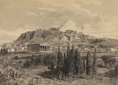 ヘファイストス神殿、1890 年。 作： Themistocles von Eckenbrecher