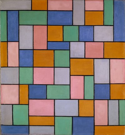 不協和音の構成 作： Theo van Doesburg