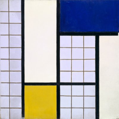 ハーフトーンの構成、1928 作： Theo van Doesburg