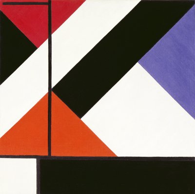 同時カウンターコンポジション 作： Theo van Doesburg