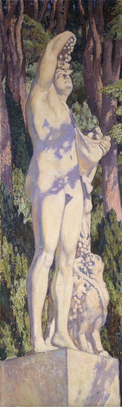 バッカス、c。 1920-1924（キャンバスに油彩） 作： Théo van Rysselberghe