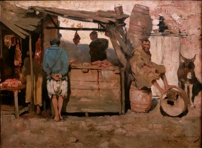 タンジェの肉屋 作： Théo van Rysselberghe
