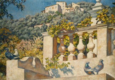 La Balustrade、 作： Théo van Rysselberghe
