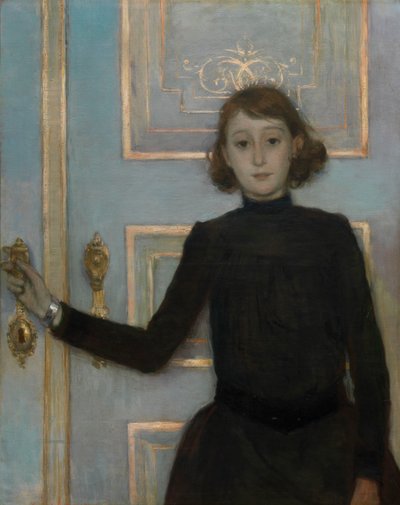 Retrato de Marguerite van Mons (óleo sobre tela) 作： Théo van Rysselberghe