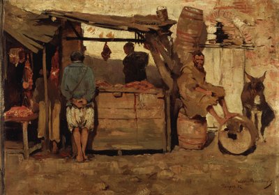 タンジェの精肉店 作： Théo van Rysselberghe