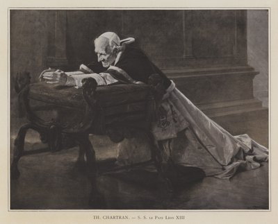 ローマ法王レオ13世（リトグラフ 作： Theobald (after) Chartran