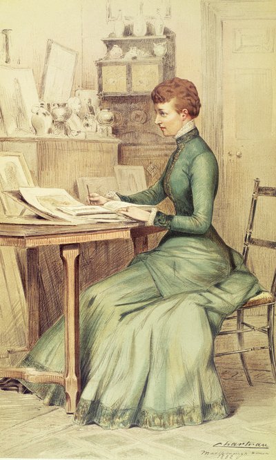 HRHプリンセスオブウェールズ（後のアレクサンドラ女王）、マルボロハウス、バニティフェア、1882年 作： Theobald Chartran