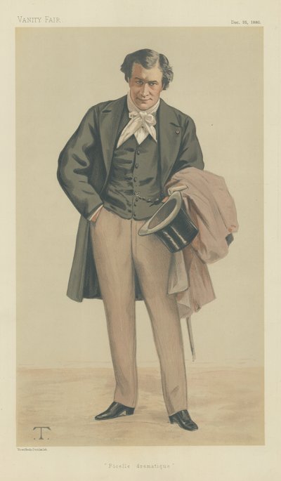 Victorien Sardou氏（カラーリトグラフ 作： Theobald Chartran