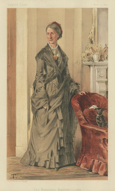 男爵夫人バーデット・クーツ 作： Theobald Chartran