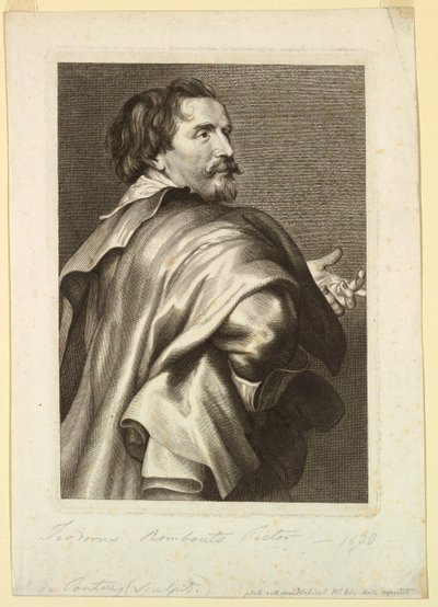 Theodoor Rombouts の肖像 作： Theodoor Rombouts