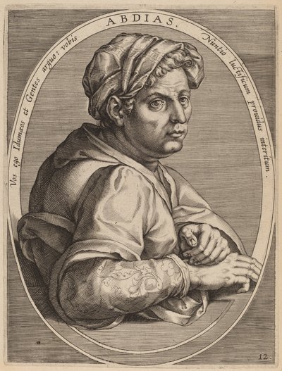 アブディアス 作： Theodor Galle after Jan van der Straet