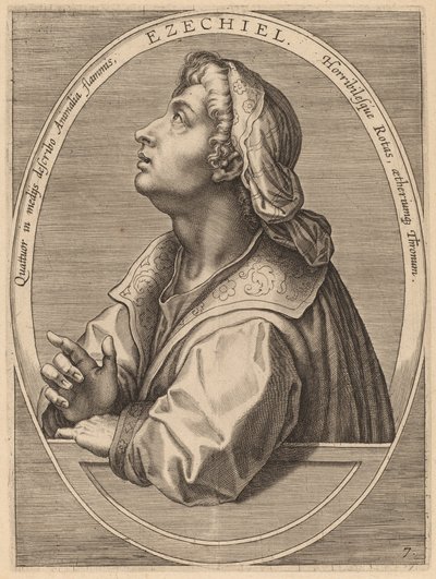 エゼキアル 作： Theodor Galle after Jan van der Straet