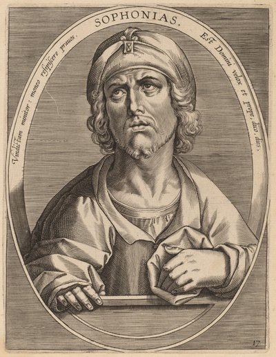 ソフォニアス 作： Theodor Galle after Jan van der Straet