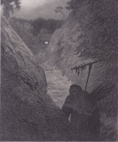 疫病神がやってくる 作： Theodor Kittelsen