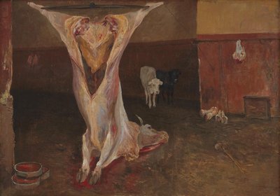 牛の死体。 ローマ 作： Theodor Philipsen