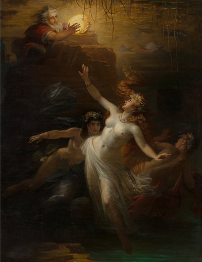 ラインダスラインゴールドの金、1875年。 作： Theodor Pixis