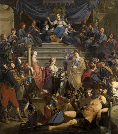 ゲントの「Gedele」の裁判所の寓意、1627-28年頃（キャンバスに油彩） 作： Theodor Rombouts