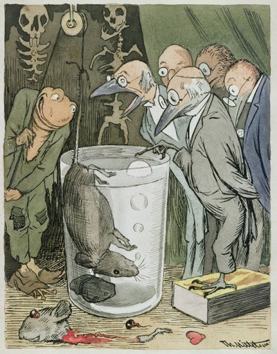 博士の科学実験 作： Theodor Kittelsen