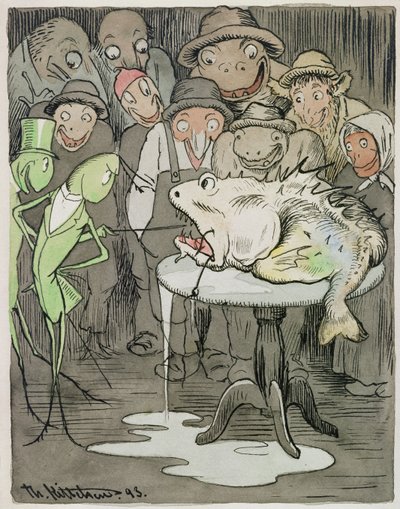 珍しい動物 作： Theodor Kittelsen