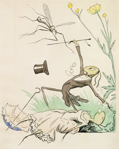 攻撃 作： Theodor Kittelsen