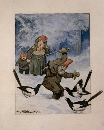 攻撃 作： Theodor Kittelsen