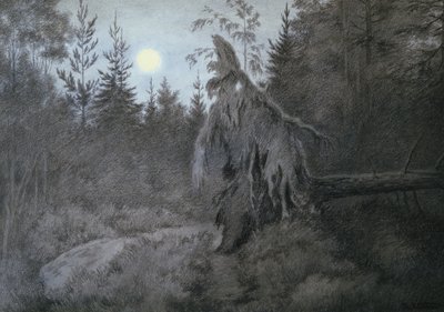 気味が悪い、這う、ざわめく、騒々しい 作： Theodor Kittelsen