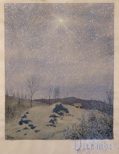 12月 作： Theodor Kittelsen