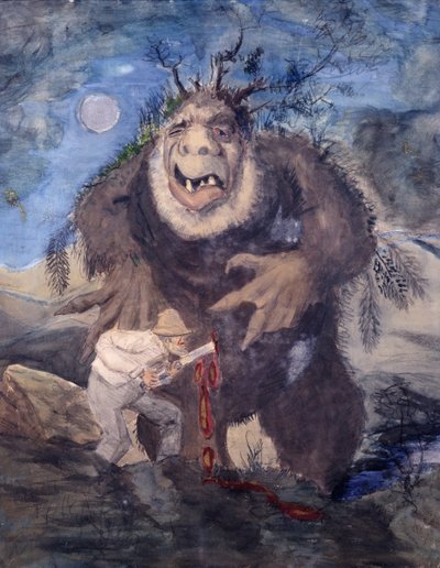 森のトロール 作： Theodor Kittelsen