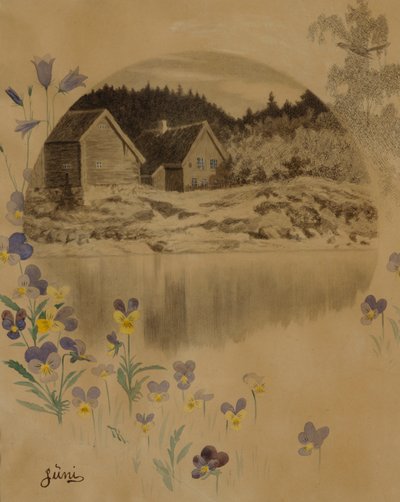 六月 作： Theodor Kittelsen