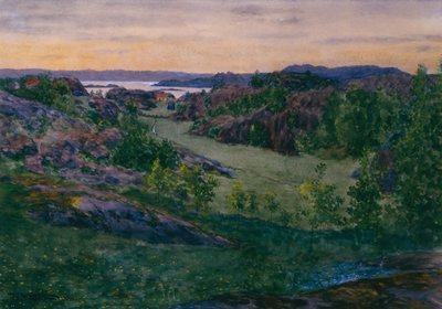 スコーテイからの風景 作： Theodor Severin Kittelsen