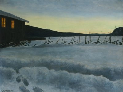 私の家 作： Theodor Kittelsen