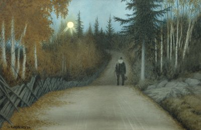 帰り道に 作： Theodor Kittelsen
