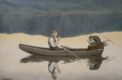 海と川を越えて 作： Theodor Kittelsen