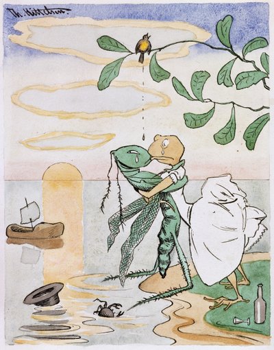 病気の愛 作： Theodor Kittelsen