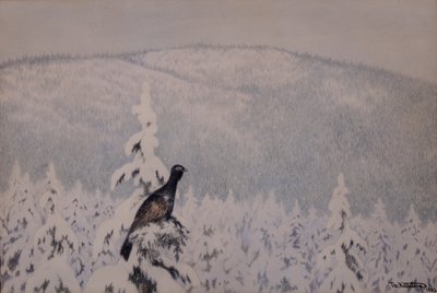 雪かきと雪かき 作： Theodor Kittelsen