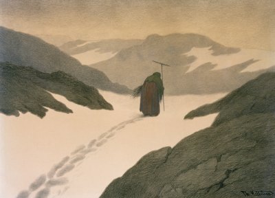 山のペスト 作： Theodor Kittelsen