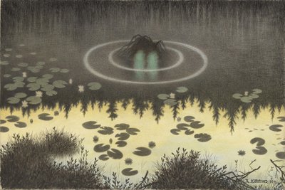 ウォータースプライト 作： Theodor Kittelsen