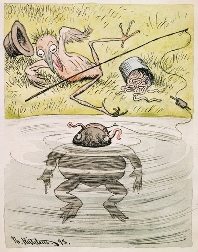 空は、私の針を噛んだのがあなただと知らなかったことを証明するでしょう 作： Theodor Kittelsen